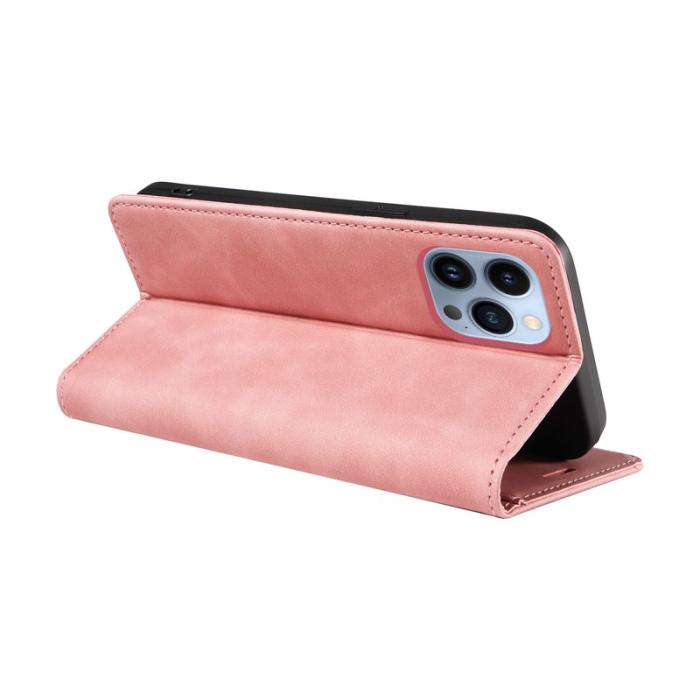 BETOPNICE - BETOPNICE 003 Plånboksfodral för iPhone 13 Pro - RFID Blocking Konstläder - Rosa