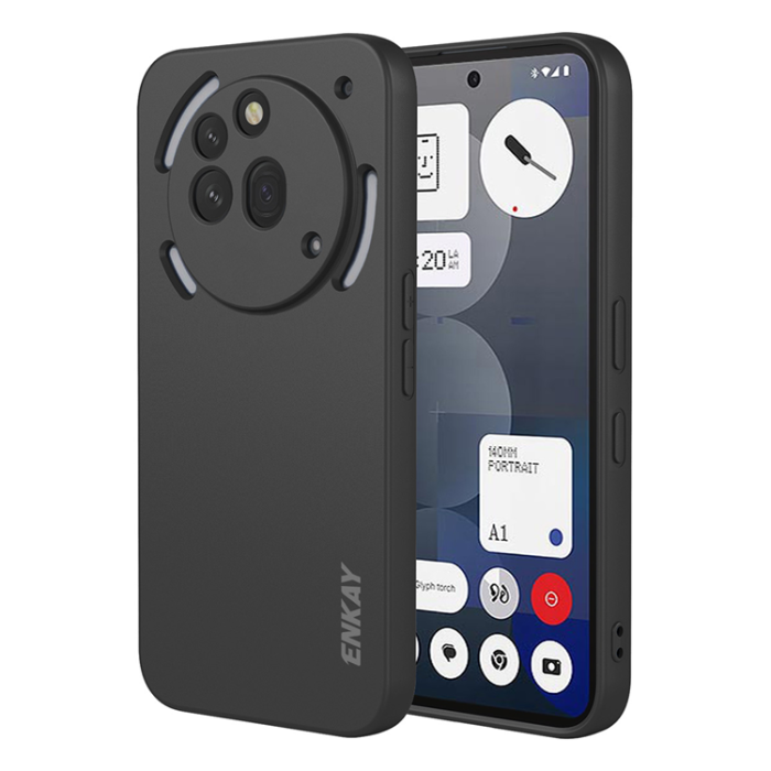ENKAY - ENKAY Nothing Phone (3a) Pro Mobilskal Straight Edge Silikon