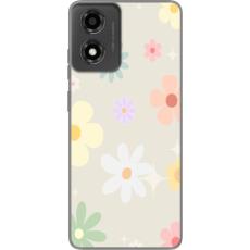 iSecrets - Mobilskal till Motorola Moto E14 med fejdande blommor