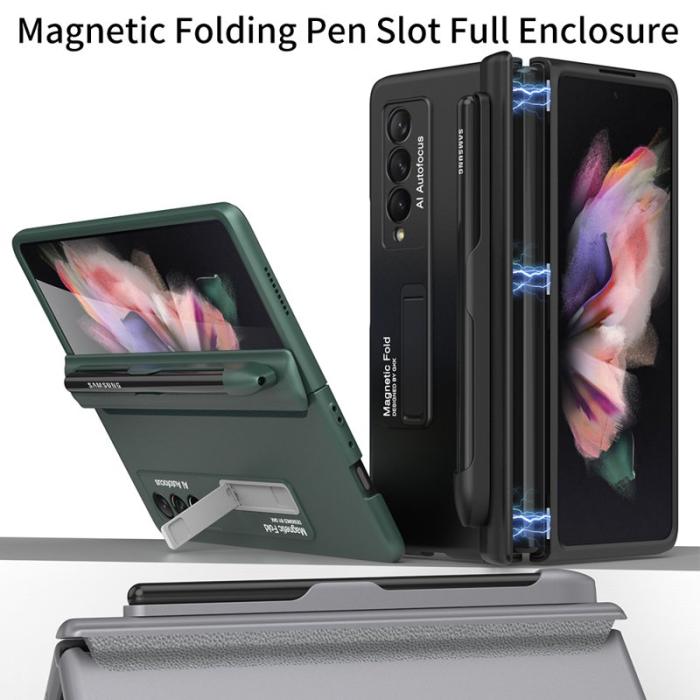 GKK - GKK Samsung Galaxy Z Fold3 Fodral - Hård PC - Svart