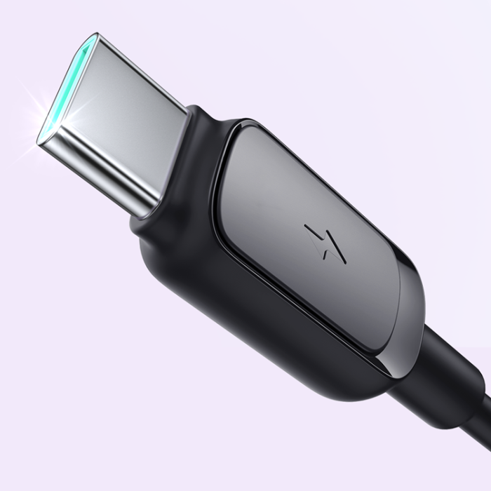 Joyroom - Joyroom USB-C till USB-A kabel 3A 1.2m - Svart