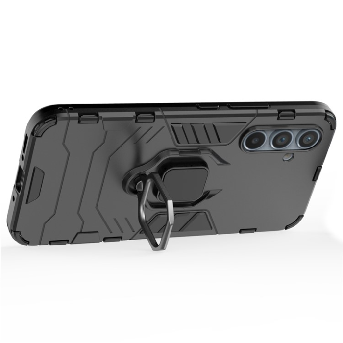 OEM - Galaxy A34 5G Mobilskal Ringhållare Kickstand - Svart