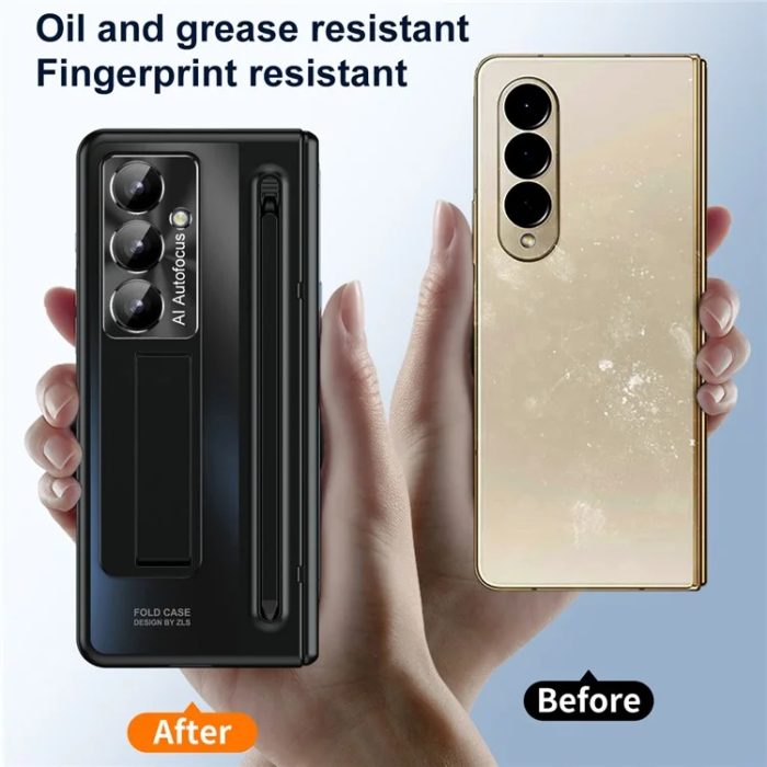 A-One Brand - Galaxy Z Fold 7 Mobilskal med Skärmskydd och Stylus Hinge