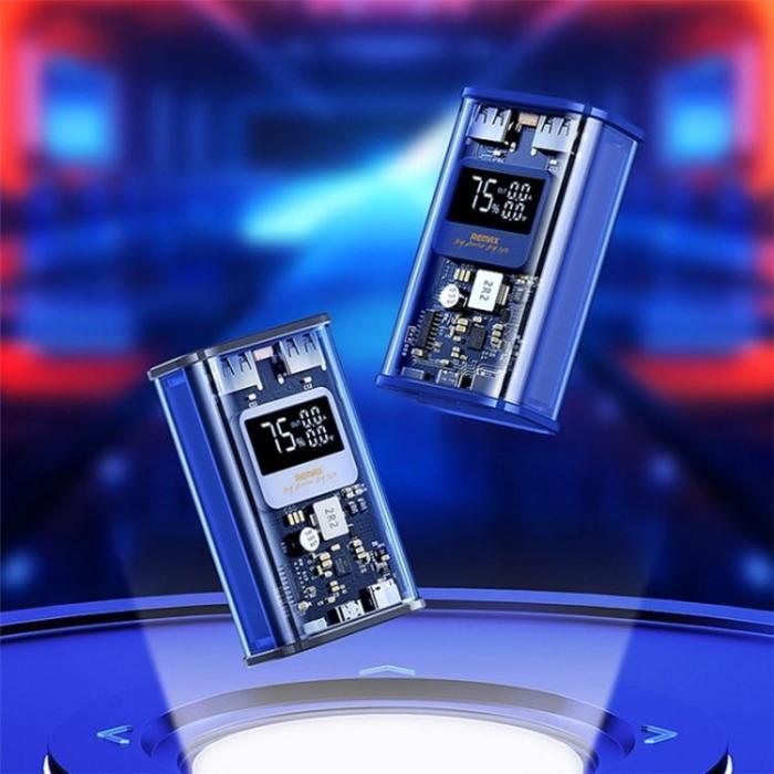 Remax - REMAX RPP-570 10000mAh Power Bank PD 20W Snabbladdning - Grå