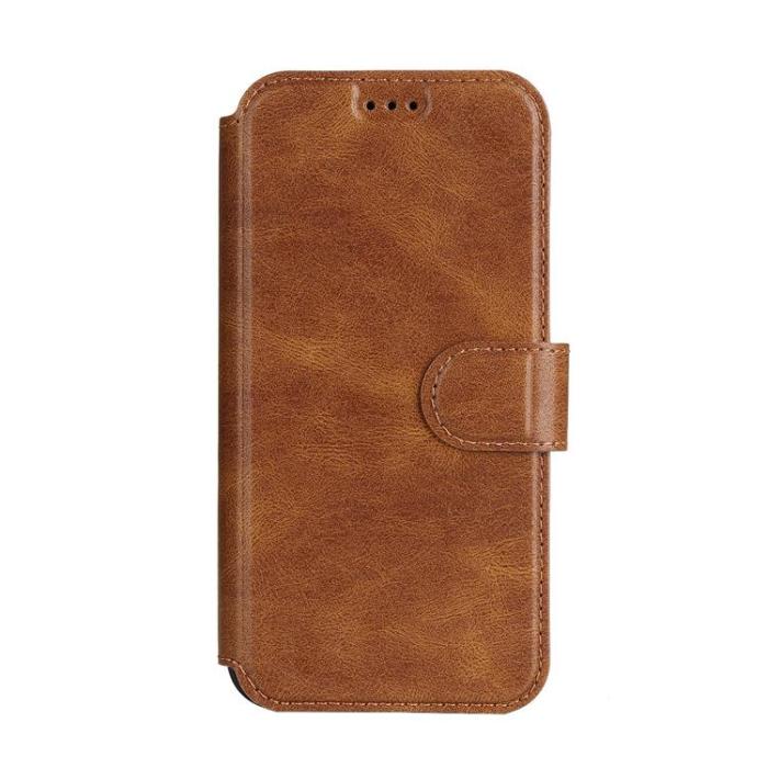 Boom of Sweden - BOOM iPhone 13 Pro Plånboksfodral Calfskin - Brun