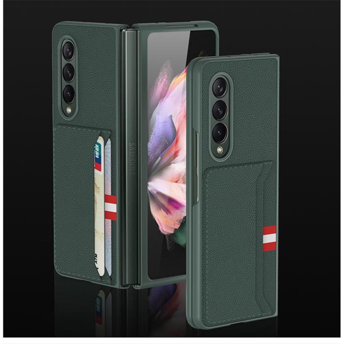GKK - GKK Korthållare Skal Samsung Galaxy Z Fold 3 - Grön