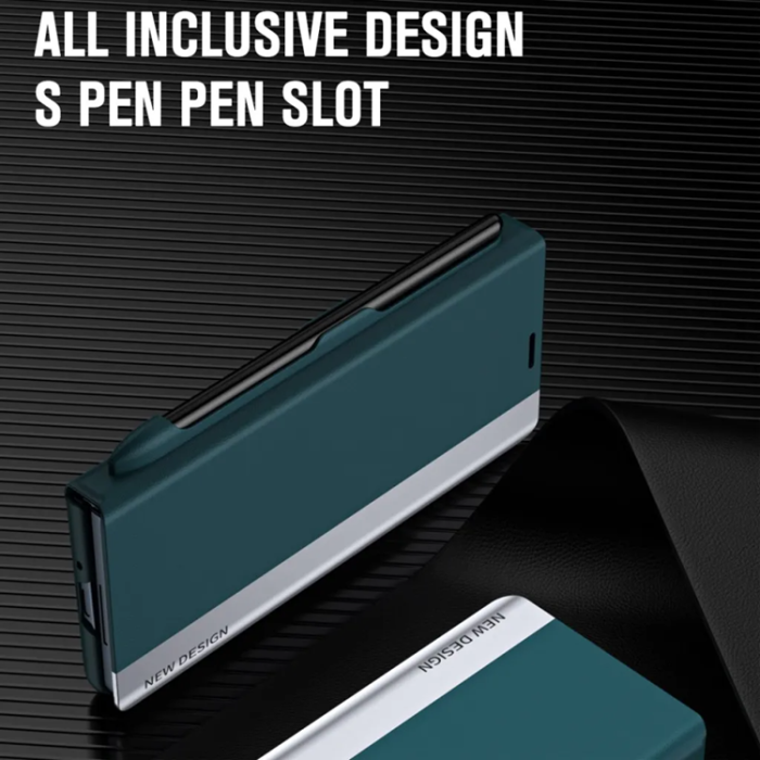 Taltech - Galaxy Z Fold 6 5G Fodral med Pennfack - Grön