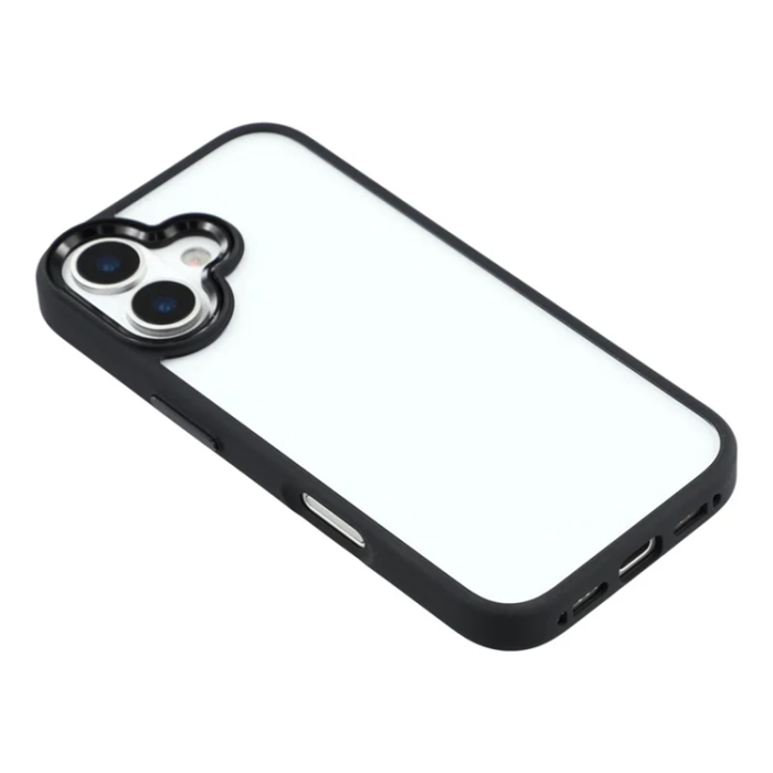 A-One Brand - FULEXIN iPhone 17 Mobilskal Crystal Clear - Svart