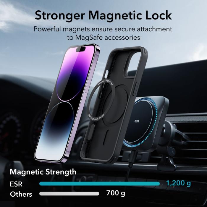ESR - ESR iPhone 14 Pro Max Magsafe Skal Ch Halolock - Svart
