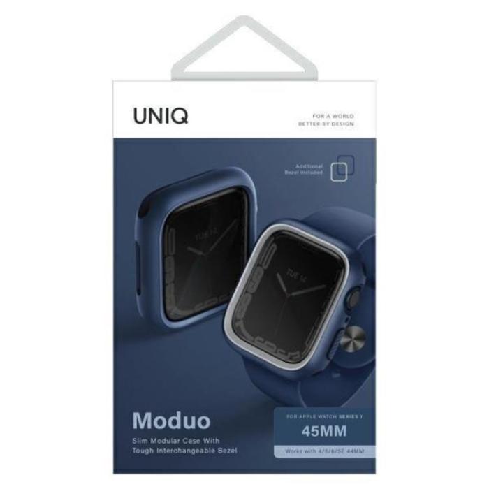 UNIQ - UNIQ Apple Watch 4/5/6/7/8/SE (44/45mm) Skal - Grå/Blå