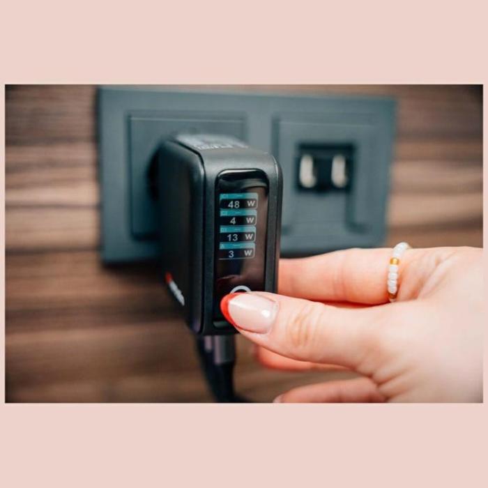 Verbatim - Verbatim Snabbladdare 140W 3xUSB-C 1xUSB-A GaN Mini EU/UK/USA - Svart