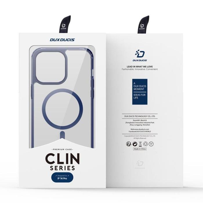 Dux Ducis - Dux Ducis iPhone 14 Pro Skal MagSafe Clin2 Magnetic - Blå