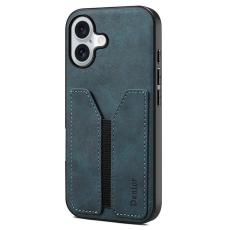 DENIOR - DENIOR iPhone 17 Mobilskal Elastic Korthållare - Blå