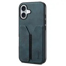 DENIOR - DENIOR Mobilskal till iPhone 17 Elastic Korth&aring;llare - Bl&aring;