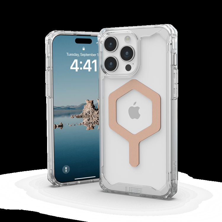 UAG iPhone 15 Pro Max Mobilskal Magsafe Plyo - Ice/Rosaguld | 2353 | AlltMobil