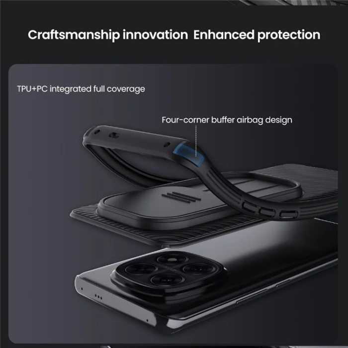 Nillkin - Nillkin Xiaomi Redmi Note 14 Pro Plus Mobilskal Camshield Pro