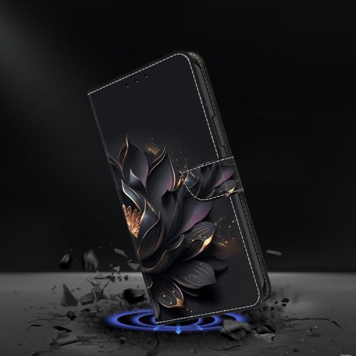 OEM - Samsung Galaxy S26/S26 Pro Plånboksfodral Magnetlås Konstläder - Lila Lotus