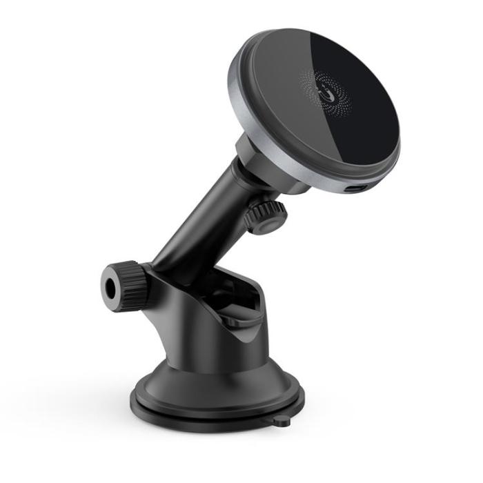 XO - XO Magnetisk Bilhållare med Trådlös Laddning 15W CX017 - Svart