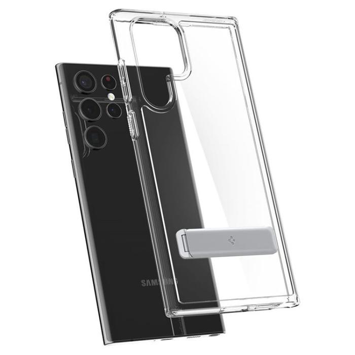 UTGATT5 - Spigen Ultra Hybrid S Skal Galaxy S22 Ultra - Crystal Clear