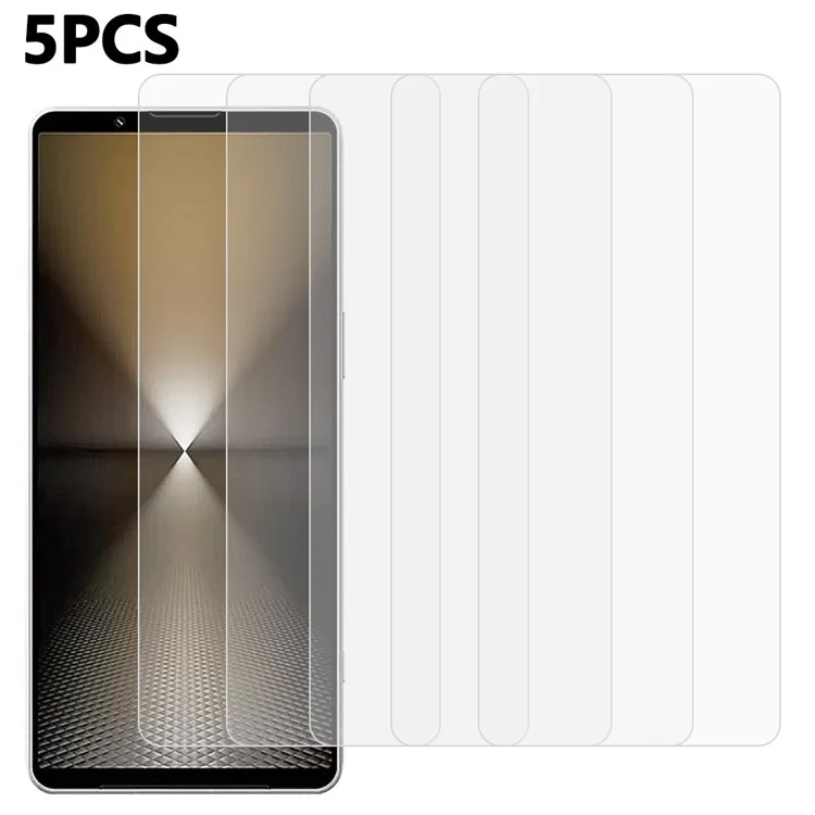 [5-Pack] Sony Xperia 1 VII Härdat glas Skärmskydd 0.3mm 2.5D - Clear | 5468 | AlltMobil