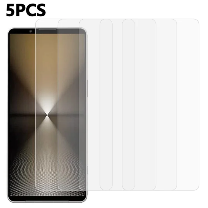 A-One Brand - [5-Pack] Sony Xperia 1 VII Härdat glas Skärmskydd 0.3mm 2.5D - Clear