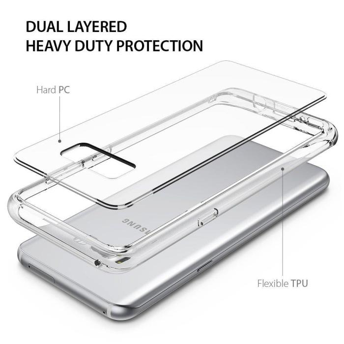 Rearth - Ringke Fusion Shock Absorption Skal till Samsung Galaxy S8 Plus - Clear