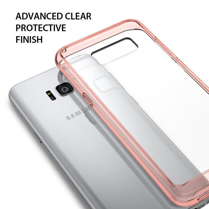 Rearth - Ringke Fusion Shock Absorption Skal till Samsung Galaxy S8 Plus - Rose Gold
