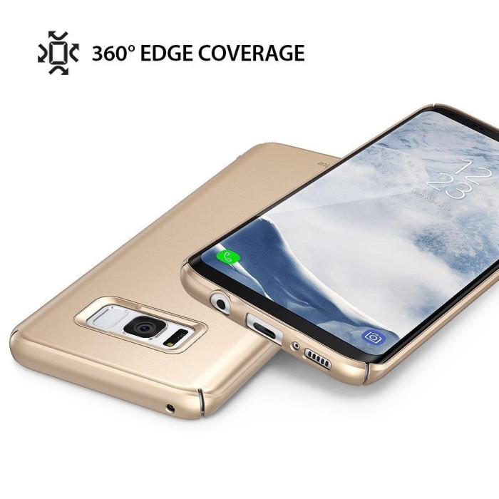 Rearth - Ringke Slim Skal till Samsung Galaxy S8 Plus - Gold