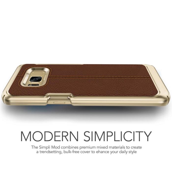 VERUS - Verus Simpli Mod Skal till Samsung Galaxy S8 Plus - Brun