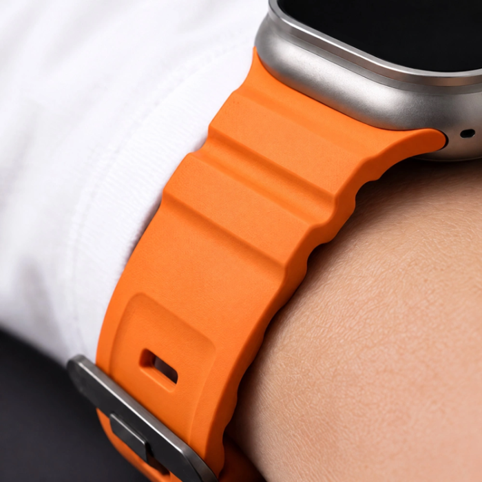 Tech-Protect - Tech-Protect Armband För Apple Watch (44/45/46/49mm) Motion - Signal Orange