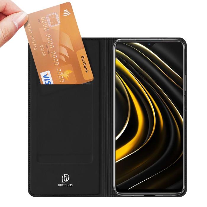 UTGATT1 - Dux Ducis - Skinpro Plånboksfodral Xiaomi Redmi Note 9T - Svart