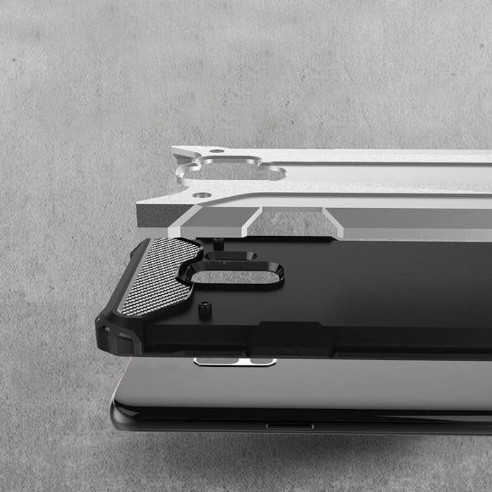 UTGATT5 - Hybrid Armor skal Galaxy S9 G960 Silver