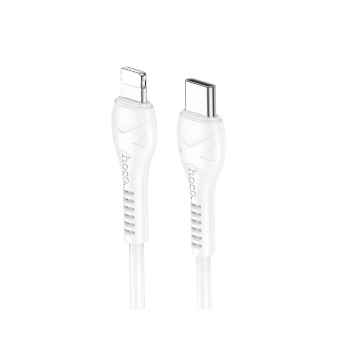 Hoco - HOCO USB-C till Lightning Kabel PD 27W X37 1 m white