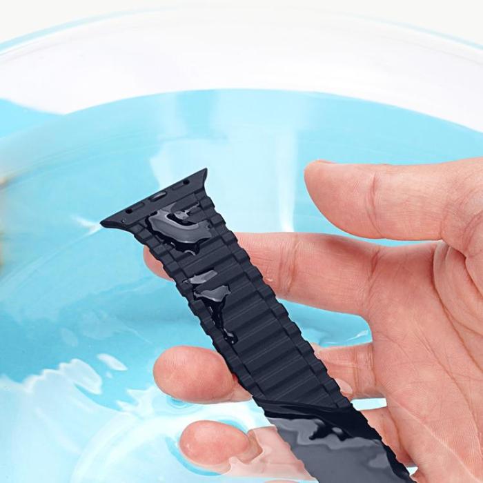 DuxDucis - Dux Ducis Apple Watch 6/7/8/SE (38/40/41mm) Armband Silicone Armored - Blå