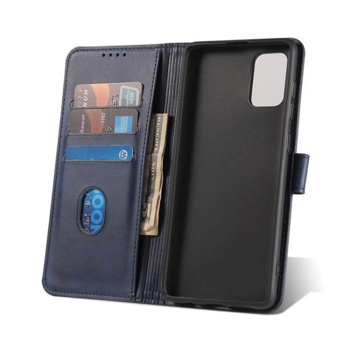 UTGATT5 - Magnet Elegant Kickstand Fodral Samsung Galaxy A51 5G - Blå