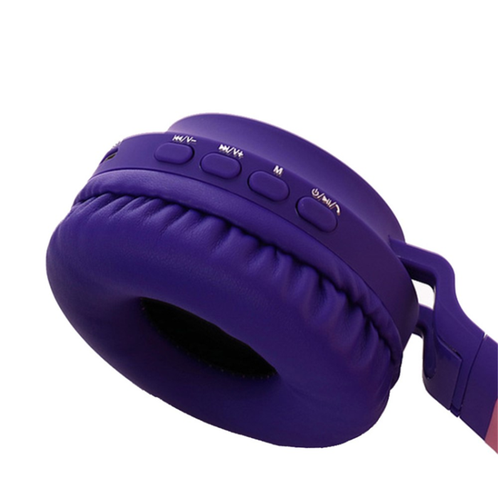 OEM - Over-Ear Hörlurar för Barn med Mic Bluetooth 5.0 Foldable - Khaki