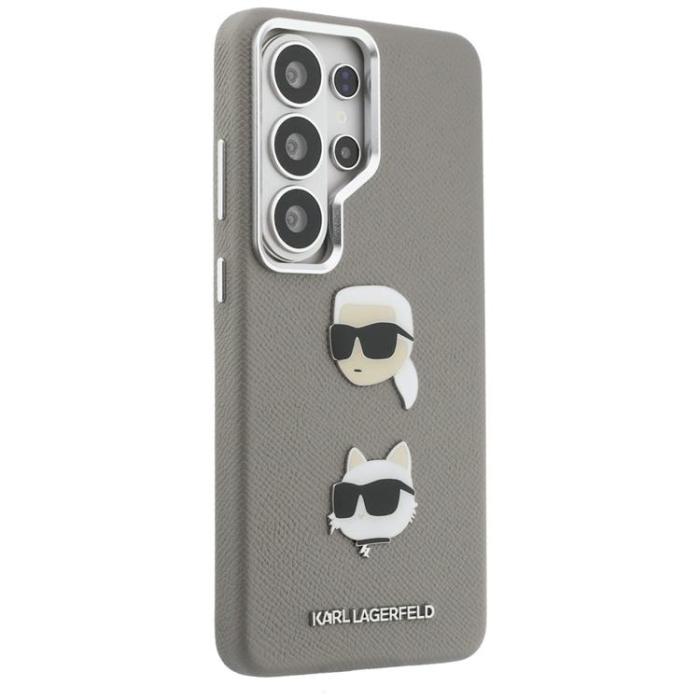 KARL LAGERFELD - Karl Lagerfeld Mobilskal För Galaxy S26 Ultra Saffiano Double Heads - Silver
