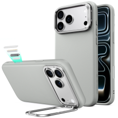 ESR - ESR Mobilskal F&ouml;r iPhone 18 Pro Max/17 Pro Max Magsafe L&auml;der Kickstand - Gr&aring;