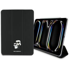 KARL LAGERFELD - Karl Lagerfeld iPad Pro 11 (2024) Fodral Saffiano Magnetic - Svart