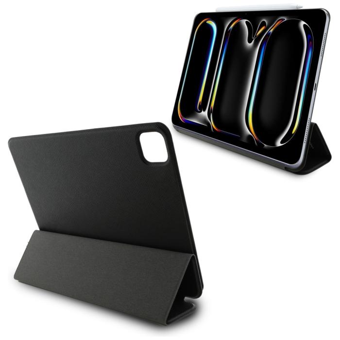 KARL LAGERFELD - Karl Lagerfeld iPad Pro 11 (2024) Fodral Saffiano Magnetic - Svart