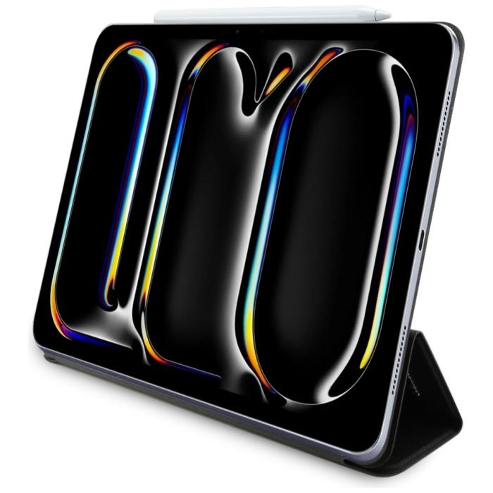 KARL LAGERFELD - Karl Lagerfeld iPad Pro 13 (2024) Fodral Saffiano Magnetic - Svart