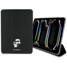 KARL LAGERFELD - Karl Lagerfeld iPad Pro 11 (2024) Fodral Saffiano Magnetic - Svart