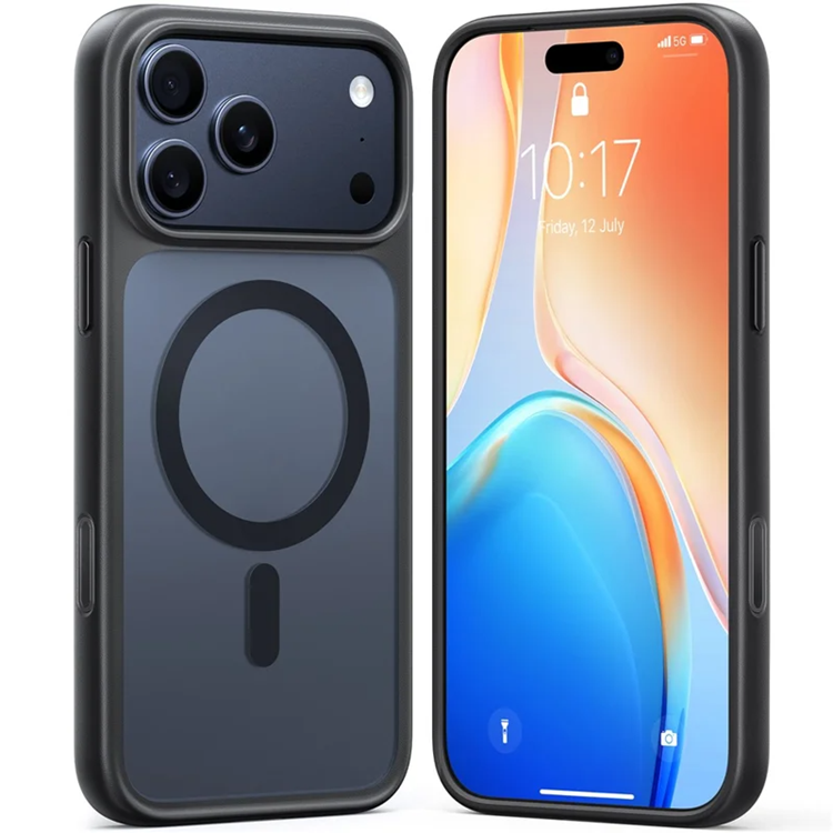 TORRAS Mobilskal till iPhone 17 Pro MagSafe Matt PC + TPU - Svart | 2353 | AlltMobil