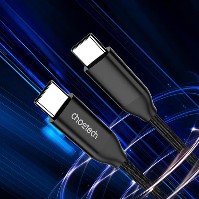 Choetech - Choetech PD USB-C till USB-C kabel 240W 2m - Svart