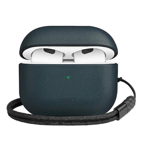 UNIQ Terra Äkta läder AirPods 3 Gen. Fodral - Nautisk Blå | 2353 | AlltMobil