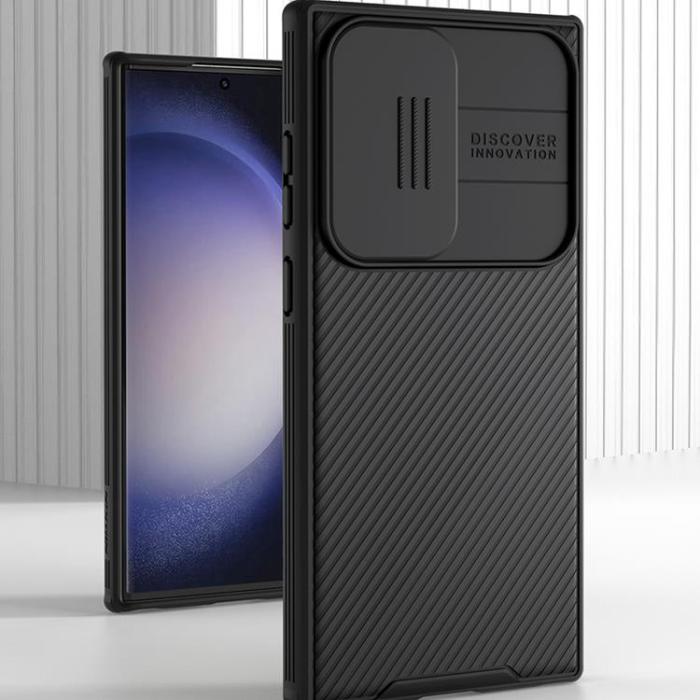 Nillkin - Nillkin Galaxy S23 Ultra Mobilskal Magsafe CamShield Pro - Svart