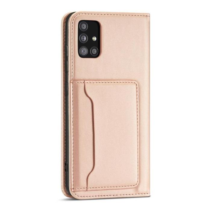 OEM - Galaxy A13 5G Plånboksfodral Magnet Stand - Rosa