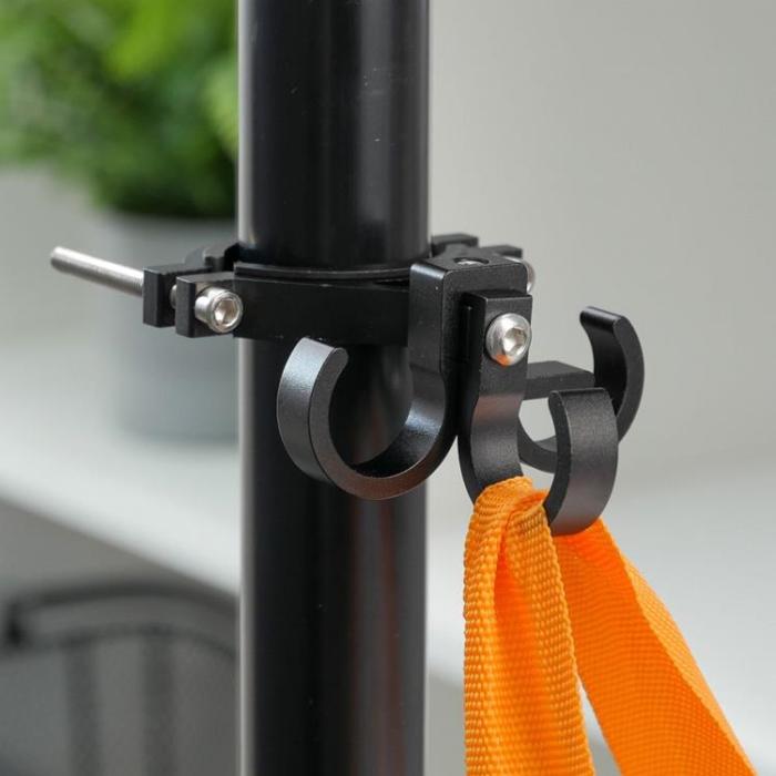 OEM - Cykel/Skoter Triple Shopping Hållare Hook - Svart