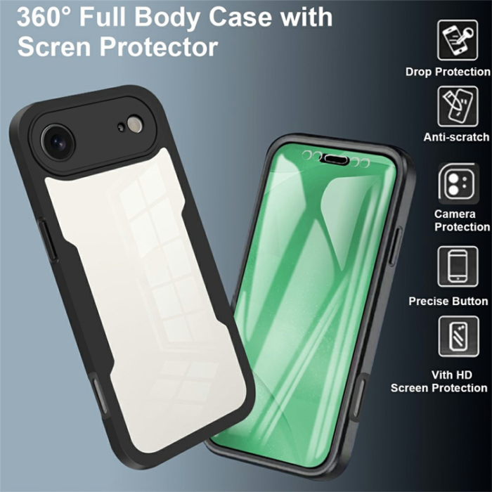 A-One Brand - iPhone 17 Air Mobilskal Acrylic + TPU - Rosa