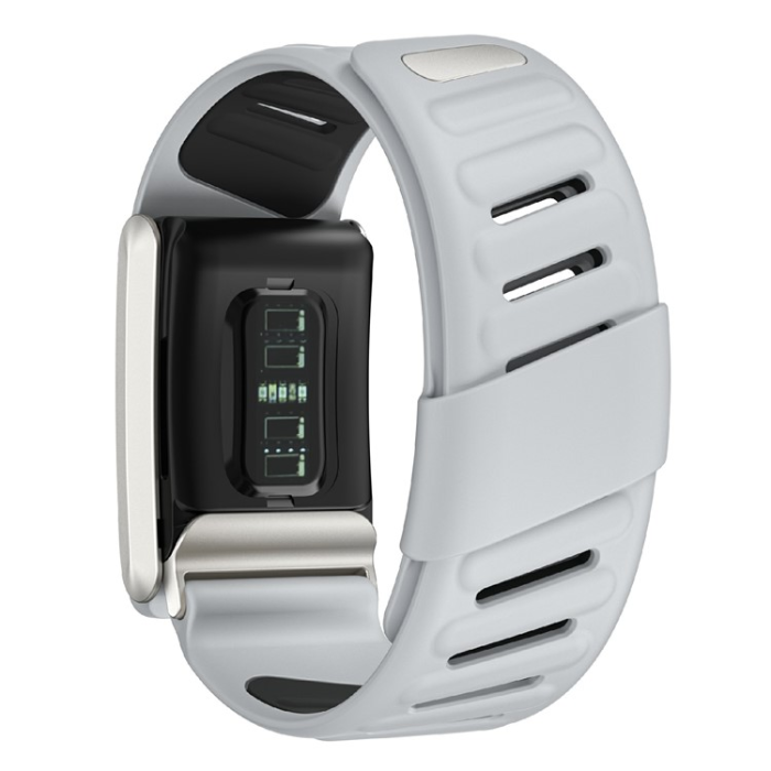 A-One Brand - Whoop 4.0 Armband Silikon Adjustable - Svart/Ljusgrå